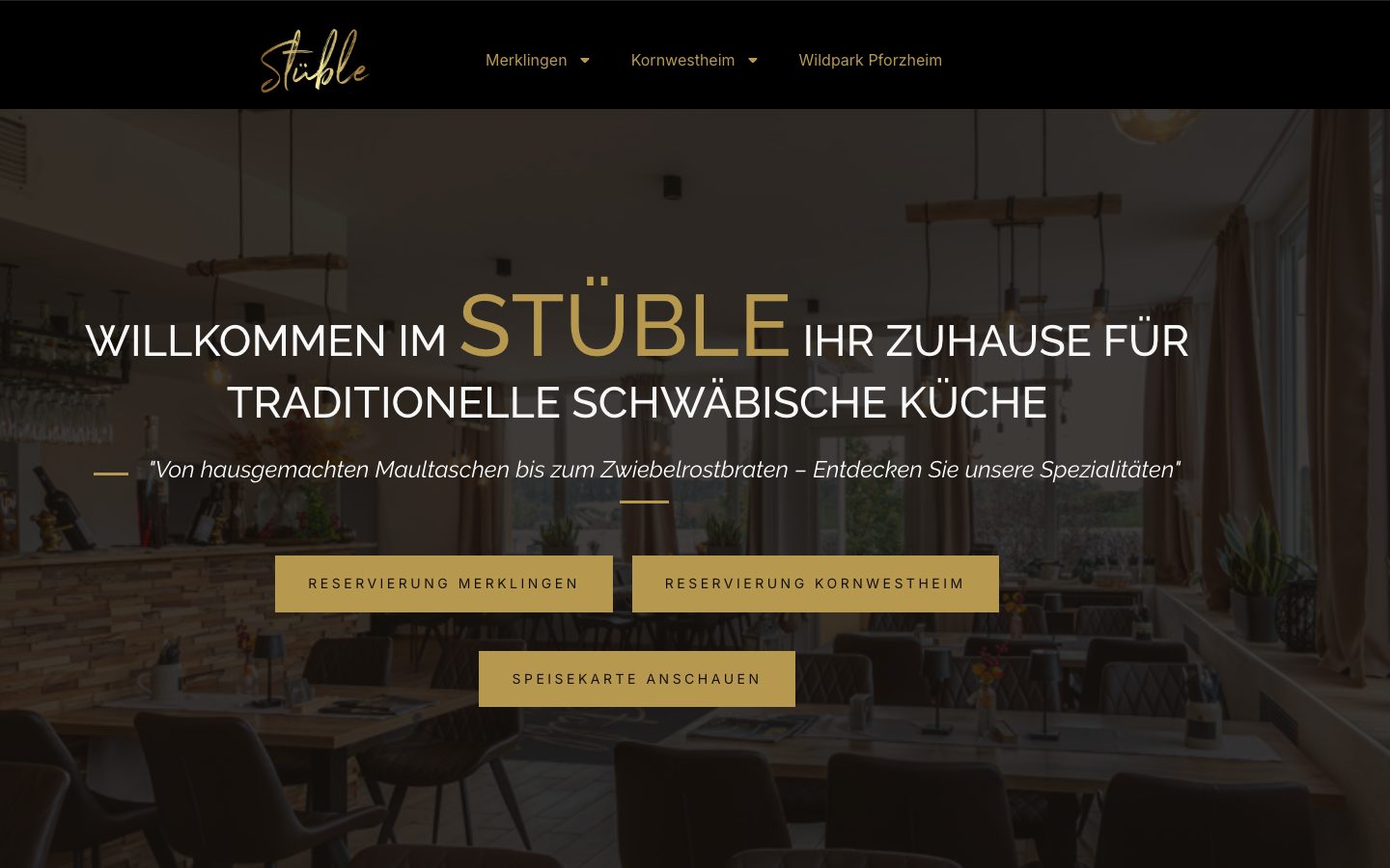 Website von Stüble
